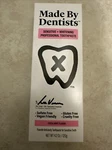 Toothpaste Made By Dentists Fresh Mint Sensitive And Whitening Gluten Free. Fixed Price $39.99.