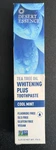 Desert Essence Tea Tree Oil Whitening Plus Toothpaste Cool Mint 6.25 Oz - Vegan. Fixed Price $10.95.