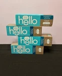 4 Hello Antiplaque & Whitening Fluoride Free Toothpaste, Peppermint Exp 2027. Fixed Price $20.95.
