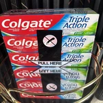 Colgate Triple Action Toothpaste Mint 4oz 6-pack. Fixed Price $19.99.