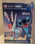 Nib Oral-b Crest Limited Edition Disney Stitch Gift Pack With 2 Minute Timer!. Fixed Price $29.00.