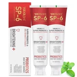 2-pack Sp-6 Probiotic Whitening Toothpaste - 6 Probiotics, Enamel Safe. Fixed Price $30.38.