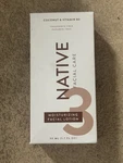 Native Facial Care Moisturizing Lotion 1.7 Oz - Coconut + Niacinamide. Fixed Price $13.99.