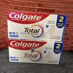 2 Colgate Total Whitening Toothpaste Pack Tubes 5.1 Oz Anticavity Mint Flavor. Fixed Price $19.99.