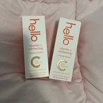 2 Hello Vitamin C Whitening With Fluoride Teeth Toothpaste Exp 08/26. Fixed Price $9.99.