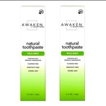 Awaken By Quality Choice Natural Toothpaste Fluoride Free Mint 5.5 Oz 2 Pack. Fixed Price $15.40.