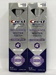 2 Crest 3d White Brilliance Whiter Teeth Hydrogen Peroxide 3.8 Oz Exp 2027. Fixed Price $13.00.