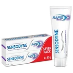 Sensodyne Toothpaste Rapid Relief Combo Pack - 160gm (80gm X 2). Fixed Price $18.00.