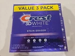 Crest 3d Stain Eraser Toothpaste, Polishing Mint, 3.1 Oz, 3 Pack 11/25. Fixed Price $8.99.