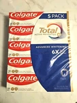 Colgate Total Advanced Whitening Toothpaste 6.4 Oz 5 Pack New. Fixed Price $25.00.