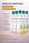 Himalaya Pain Relief Oil Herbal Comfort Support Pack Of 5 100ml Each Free Ship. Fixed Price $32.12.