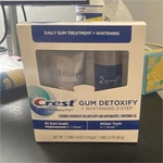 New Crest Pro Health Gum Detoxify + Whitening 2 Step Toothpaste Kit. Fixed Price $13.99.