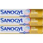 Sanogyl Soin Global Fluoride Toothpaste Enamel Safe Mint Lot Of 3 75ml. Fixed Price $58.99.