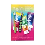 Hello Kids Toothbrush And Toothpaste Set, 2 Toothbrushes & 3 4.2oz Tubes. Fixed Price $12.47.