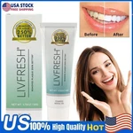 Livfresh Toothpaste Gel Clinically Proven To Remove Plaque 250% Better Us. Fixed Price $13.54.