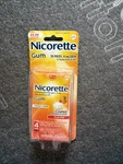 Gsk Nicorette Gum Fruit Chill Flavor 4mg 20 Pieces Exp 2026. Fixed Price $12.00.