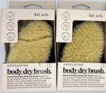 2pk Kitsch Exfoliating Body Dry Brush 2 Total Brushes Fast Shipping New. Fixed Price $19.95.