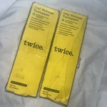 Lot Of 2 Twice Toothpaste Cooling Spearmint Nib Boxes Damaged 11/2024. Fixed Price $18.99.