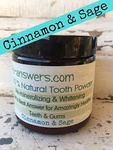 Natural Remineralizing Earth Clay Whitening Tooth Powder, Toothpaste Cinnamon. Fixed Price $28.99.