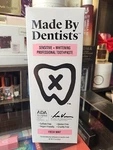 Made By Dentists New In Box Sensitive + Whitening Professional Toothpaste 4.2 Oz. Fixed Price $14.89.