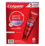 Colgate Optic White Advanced Hydrogen Peroxide Toothpaste 4.2 Oz 5 Pack. Fixed Price $32.99.