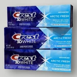 Crest 3d White Advcd Artic Fresh (3) 2.4 Oz Fluoride Toothpaste Whitening. Fixed Price $24.43.