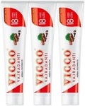 Vicco Vajradanti Herbal Toothpaste 18 Herbs And Barks Pack Of 3 (100g) 3.5 Oz. Fixed Price $16.99.