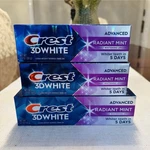 3 Pack Crest 3d White Advanced Radiant Mint Fluoride Toothpaste Teeth Whitening. Fixed Price $16.99.