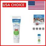 Safe To Swallow Dr. Brown's Fluoride-free Toothpaste - 1.4oz Strawberry Delight. Fixed Price $8.09.