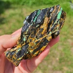 Natural Black Jack Turquoise Rough Nevada Usa 217.5 Grams. Fixed Price $193.00.