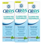 Closys Fluoride Free Toothpaste, 3.4 Ounce, Travel Size, Gentle Mint, Tsa Com.... Fixed Price $46.27.