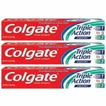 Colgate Toothpaste Travel Size Triple Action Original Mint, 2.5 Oz 3 Pack. Fixed Price $10.81.
