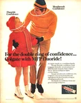 Colgate Toothpaste Mfp Fluoride Advertisement Father & Daughter Ice Skating 1972. Fixed Price $14.95.