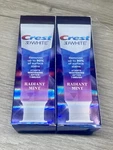 2 Crest 3d White Radiant Mint Fluoride Toothpaste Whitening 2.7 Oz Ex 3/26. Fixed Price $12.99.