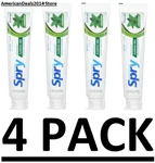 4 Pack - Xlear Spry Xylitol Fluoride Free Toothpaste Spearmint 5 Oz New. Fixed Price $39.68.