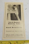 Vintage Arm & Hammer Baking Soda Church Dwight Co Ny Toothpaste Advertising. Fixed Price $9.99.