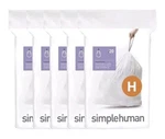 Simply Human Type H Trash Bags For 30-35l Cans 20 Bags/pack-5 Packs. Fixed Price $28.99.