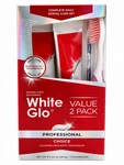 White Glo Professional Choice Whitening Toothpaste Set 2 X 150g. Fixed Price $24.99.