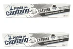 Pasta Del Capitano Carbone Whitening Black Toothpaste 0.5 Fl Oz (pack Of 2). Fixed Price $34.99.