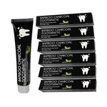 6 Fluoride Free Mint Toothpaste Natural Bamboo Activ Charcoal Teeth Whitening. Fixed Price $34.99.