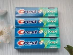 (pack Of 4) Crest Plus Scope Minty Fresh Striped Toothpaste, 5.4 Oz, Exp 02-2028. Fixed Price $19.90.