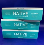 3x Native Whitening Toothpaste 4.1oz Wild Mint With Flouride Exp 01/2027. Fixed Price $27.19.