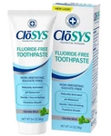 Closys Fluoride Free Toothpaste, 3.4 Ounce, Travel Size, Gentle Mint, Tsa Compli. Fixed Price $10.25.