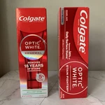 Colgate Optic White Renewal Brilliant Shine & Satin Fighter Clean Mint Paste. Fixed Price $11.65.
