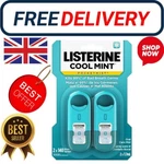 2-pack Listerine Pocketmist Cool Mint Oral Care Mist To Get Rid Of Bad Breath. Fixed Price $15.99.