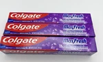3 X New Colgate Maxfresh Toothpaste Knockout Mint Fusion Ultrafreeze 2.5 Oz Ea. Fixed Price $13.99.
