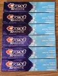 Lot 6 Crest 3d White Anticavity Whitening Toothpaste, Arctic Fresh 4.9oz Large. Fixed Price $44.99.