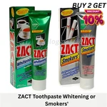 Zact Smokers' Or Whltening Toothpaste 150g (safely Remove Tobacco Stains). Fixed Price $13.90.