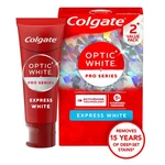 2pk Colgate Optic White Pro Series Express Toothpaste W/ Hydrogen Peroxide. Fixed Price $19.99.