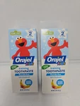 2pk-orajel Toddler Training Toothpaste Berry Fruity Flavor Fluoride Free 1.5oz. Fixed Price $16.99.